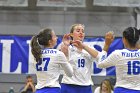 Volleyball vs MHC  Wheaton Women's Volleyball vs Mount Holyoke College. - Photo by Keith Nordstrom : Wheaton, Volleyball